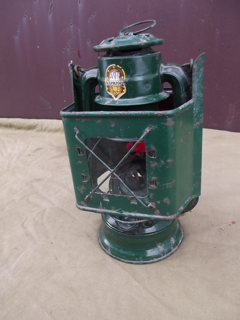 Lampa naftowa do wozu konnego Naprzód Końskie