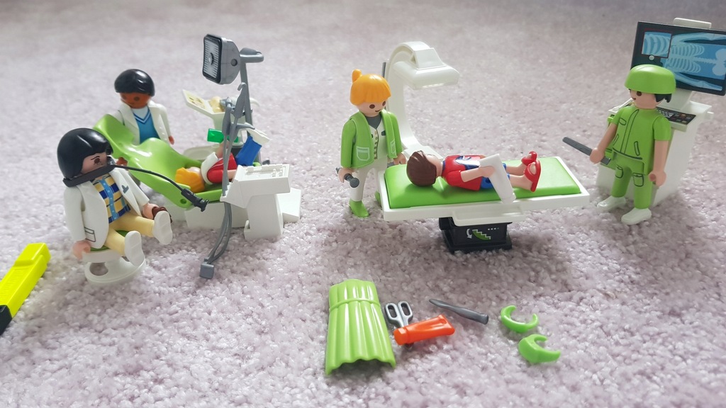 Playmobil City Life dentysta 6662, rentgen 6659