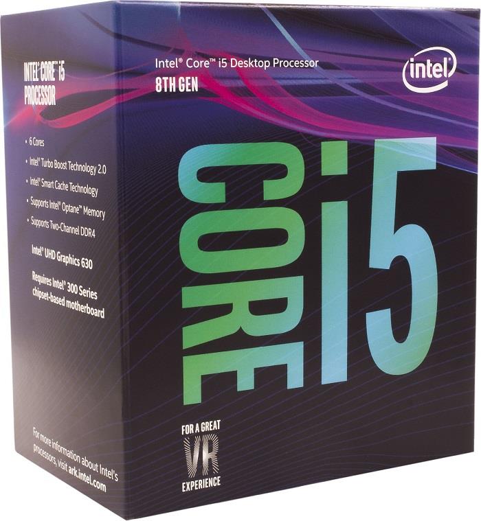 Procesor Intel i5-8400 4Ghz 6 rdzeni OEM na stanie