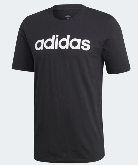 Koszulka adidas Essentials Linear Tee czarna M
