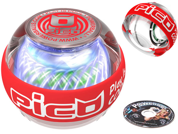 ŚWIECĄCY Poręczny POWERBALL PICO LED DIODY NOWOŚĆ