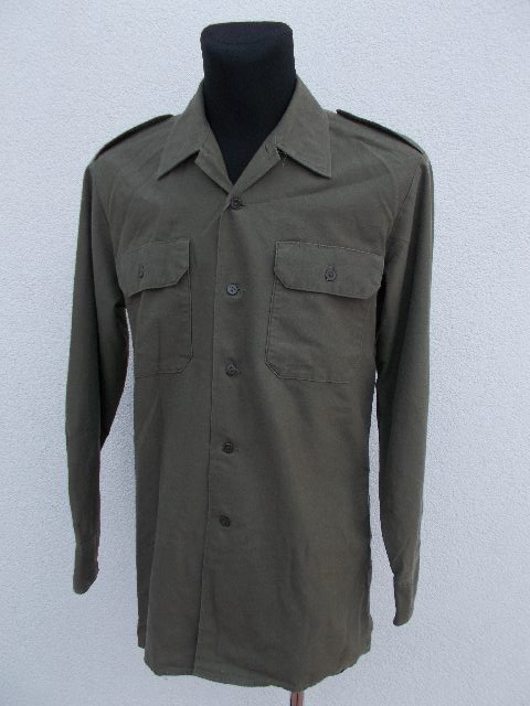 L KOSZULA WOJSKOWA Z PAGONAMI MILITARNA