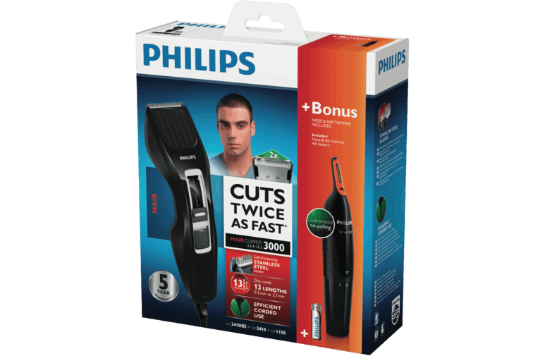 Maszynka Philips HC3410 Series 3000 Hair + Trymer 