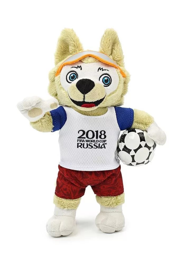 ZABIWAKA ZABIVAKA 25 CM Maskotka FIFA PIŁKA ROSJA