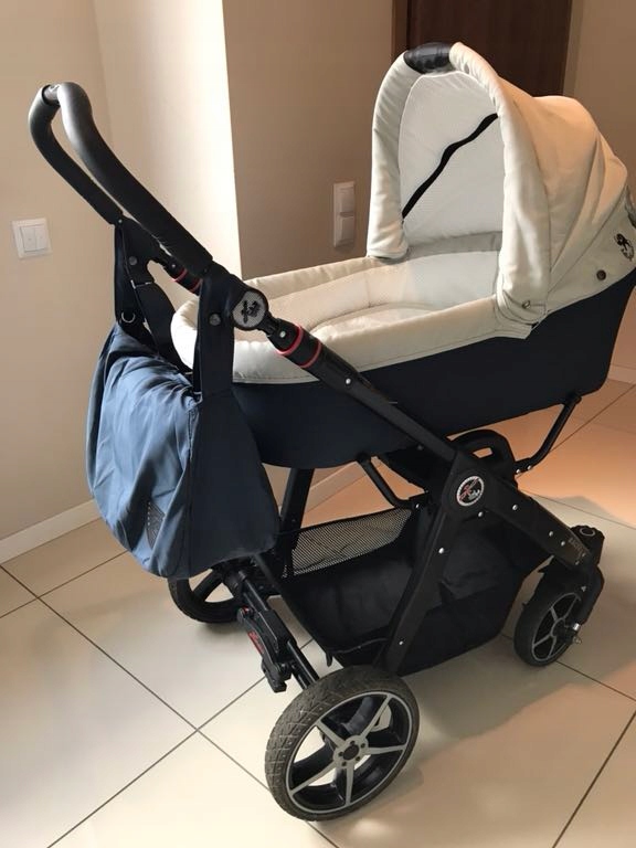 Wózek Hartan Racer GT Belly Button torba akcesoria