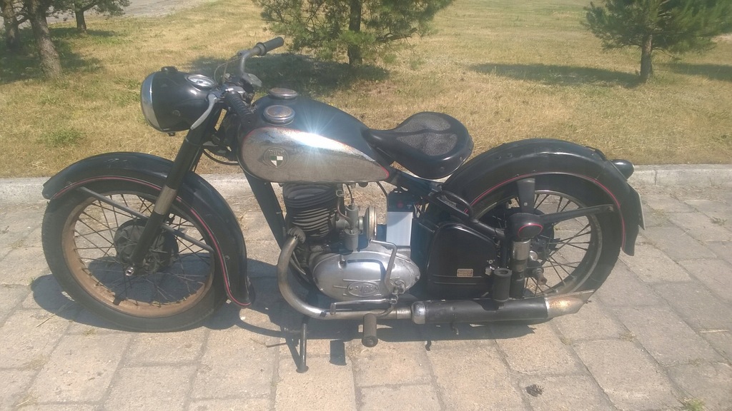 Motocykl PUCH TF 250 , 54 rok