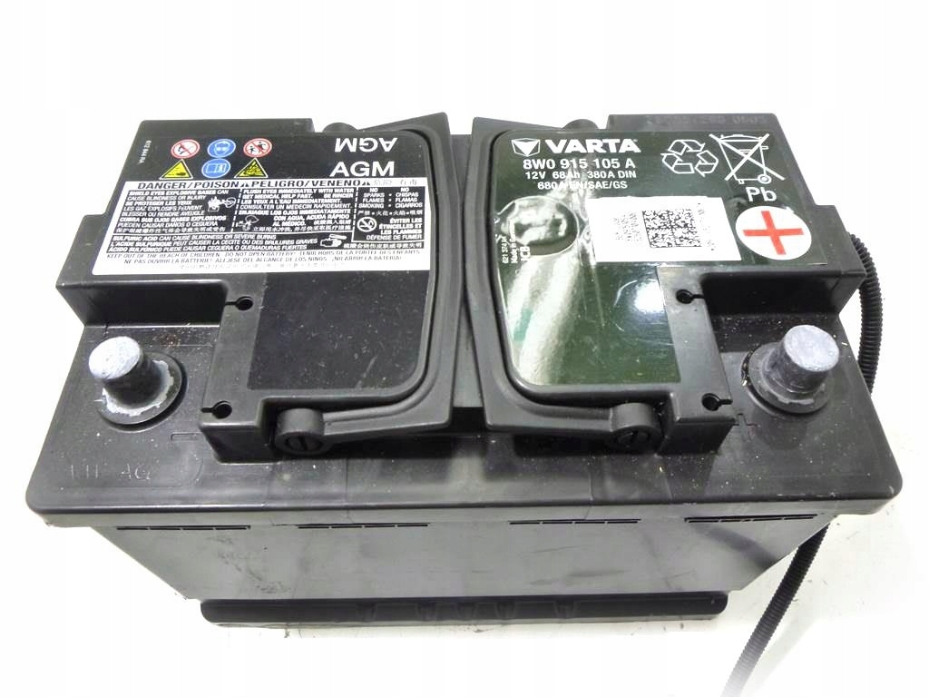 AKUMULATOR AGM AUDI A5 8W F5 A4 8W0915105A 68AH