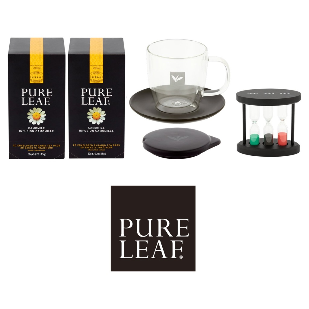 Herbata PURE LEAF Rumianek 40 kopert + akcesoria