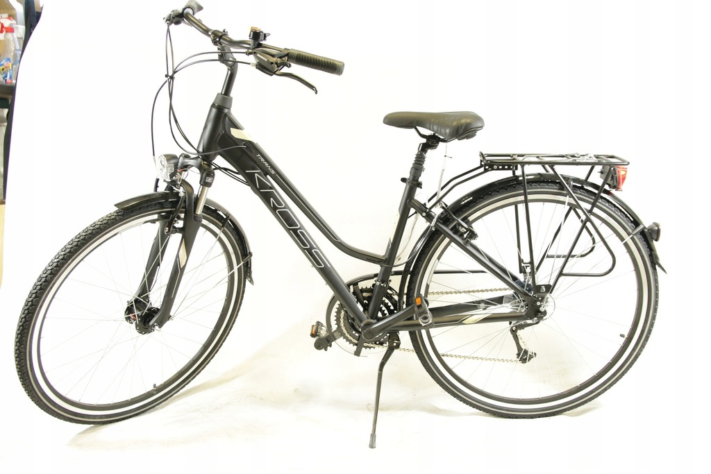 ROWER TREKKING KROSS TRANS 4.0 DAMSKI M CZARNY 7677079619 oficjalne archiwum Allegro