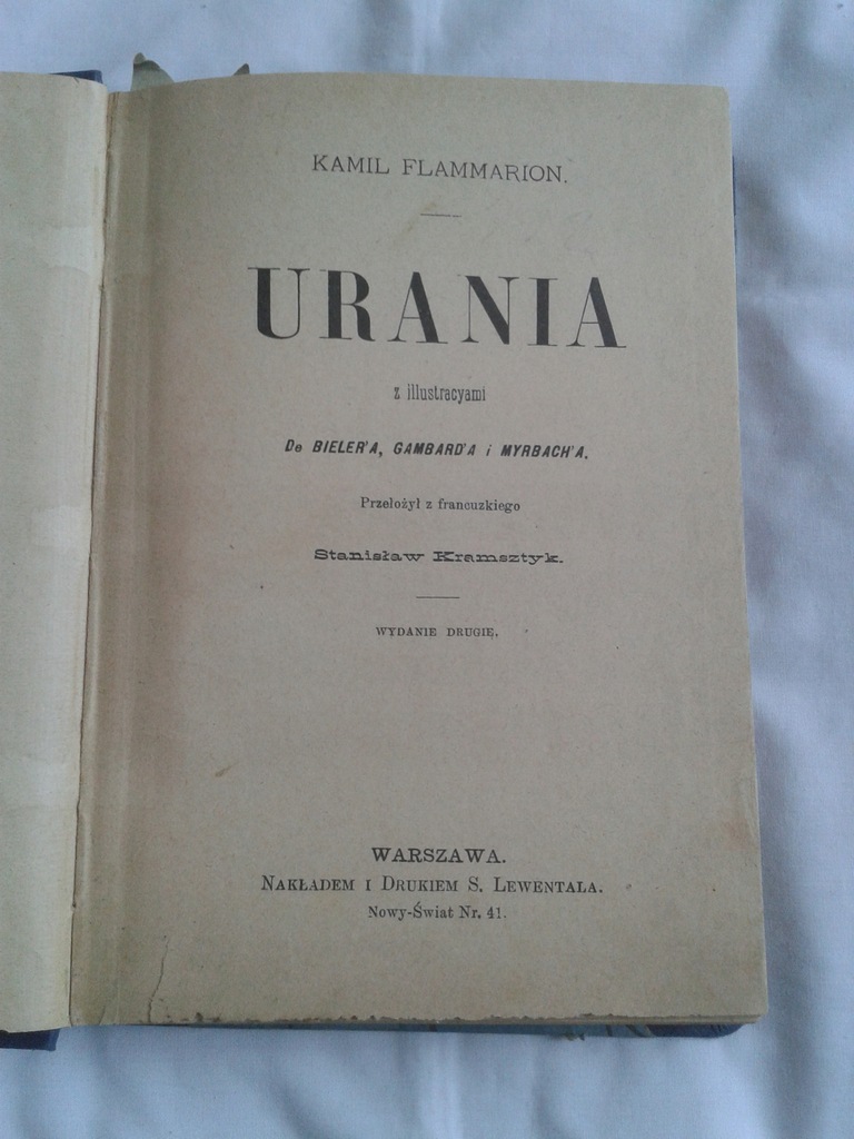 K. FLAMMARION URANIA WYD.II 1989