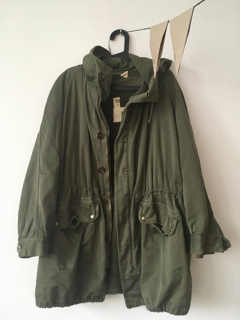 Parka francuska z podpinką kurtka zimowa 1969 L