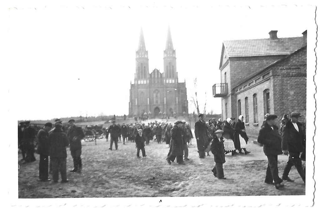 Baranowo k. Ostrołęki. Kościół. Kurpie. 1941 r.