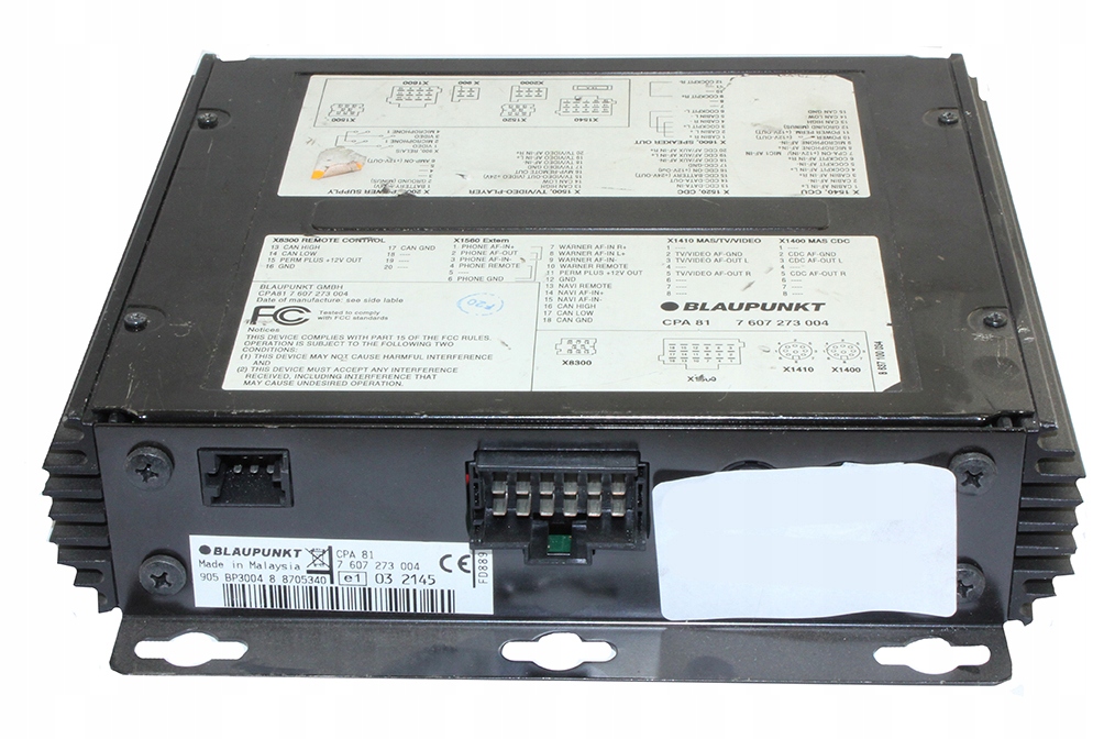 WZMACNIACZ AUTOBUSOWY BLAUPUNKT CPA 81 7607273004