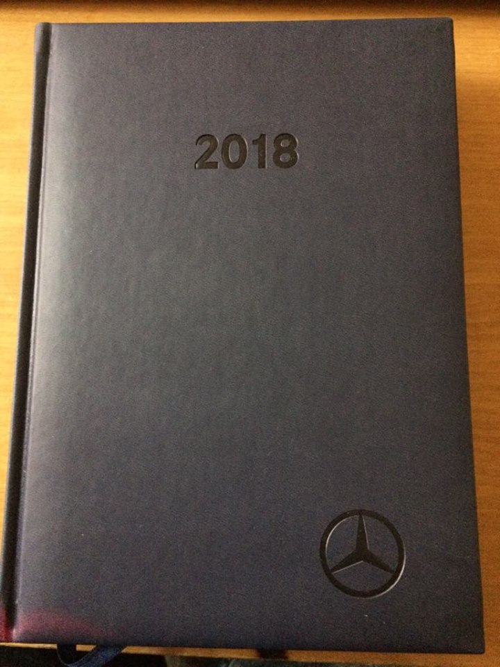 Mercedes Benz Kalendarz książkowy 2018