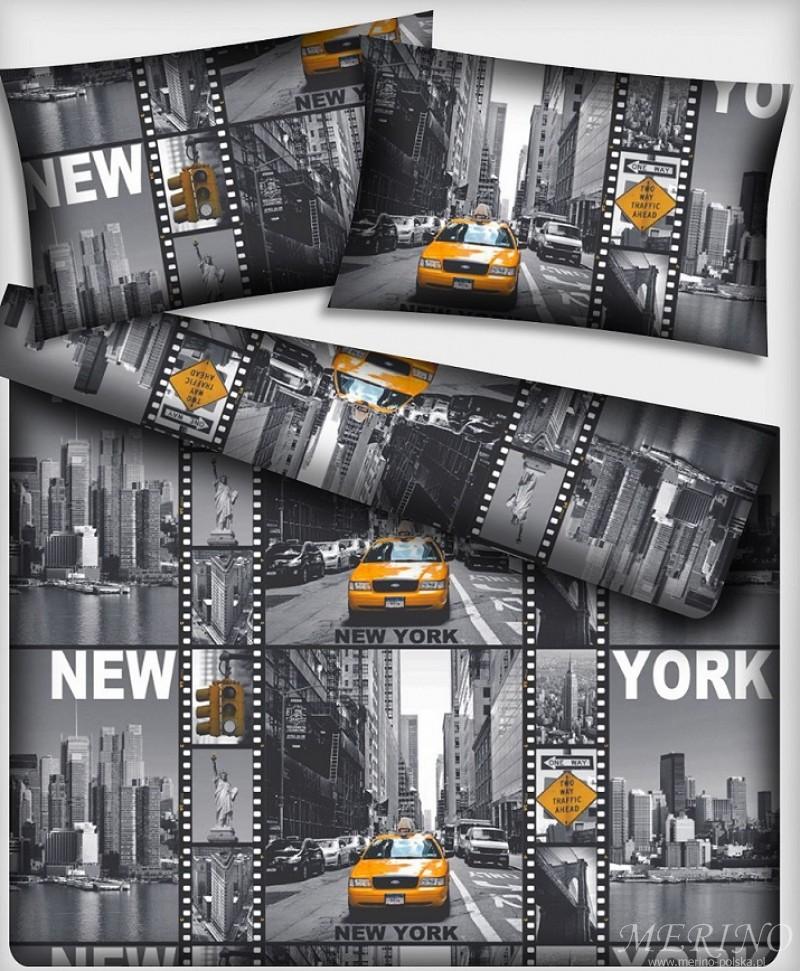 Komplet pościeli bawełnianej new york taxi 220x200