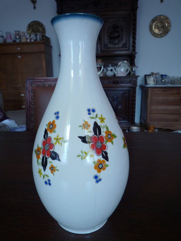 Stary , duży porcelanowy wazon Chodzież