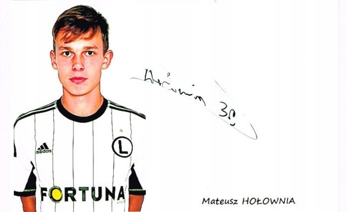 Hołownia Szczepański LEGIA WARSZAWA autografy
