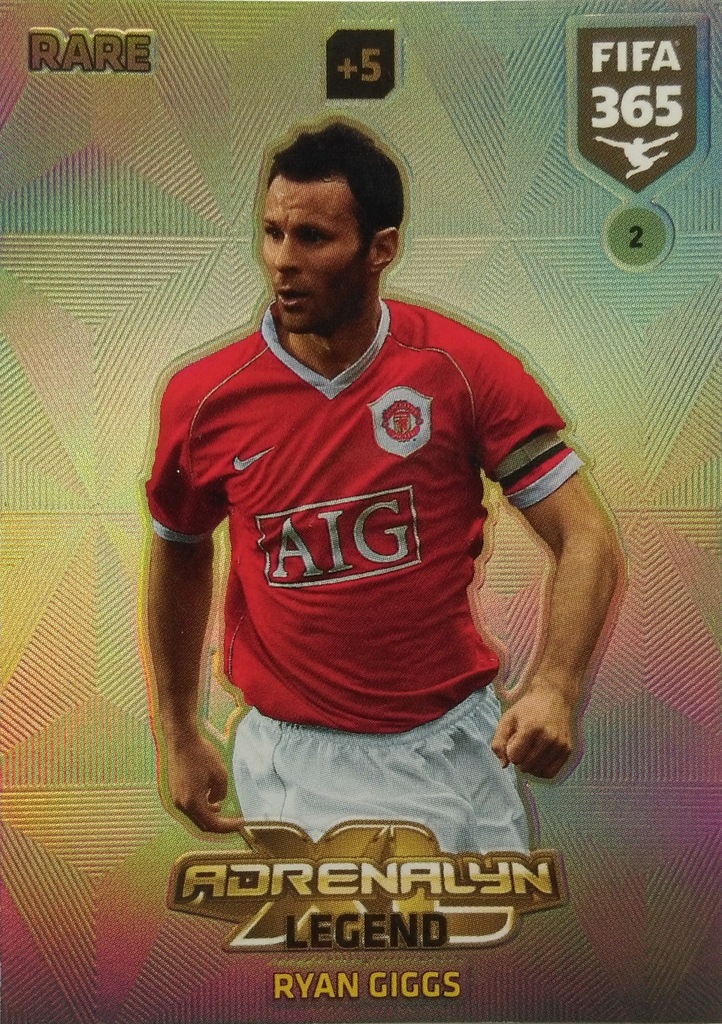 PANINI FIFA 365 2018 RARE LEGEND 2 RYAN GIGGS