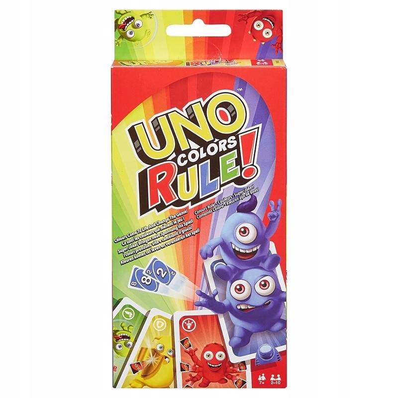 MATTEL Gra Uno Kolory Rządzą