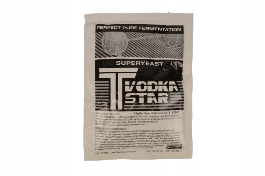 Drożdże T VODKA STAR mocne zacier nastaw aabratek