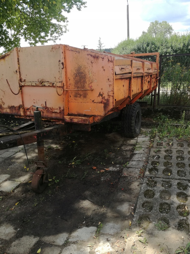 PRZYCZEPA JEDNOOSIOWA DO PRZEWOZU NIECZYSTOŚCI