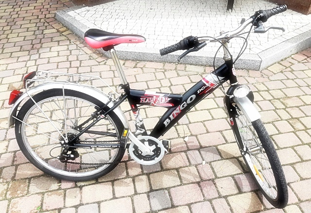 ROWER BINGO HAWKER DC-717 CZARNY KOŁA24"