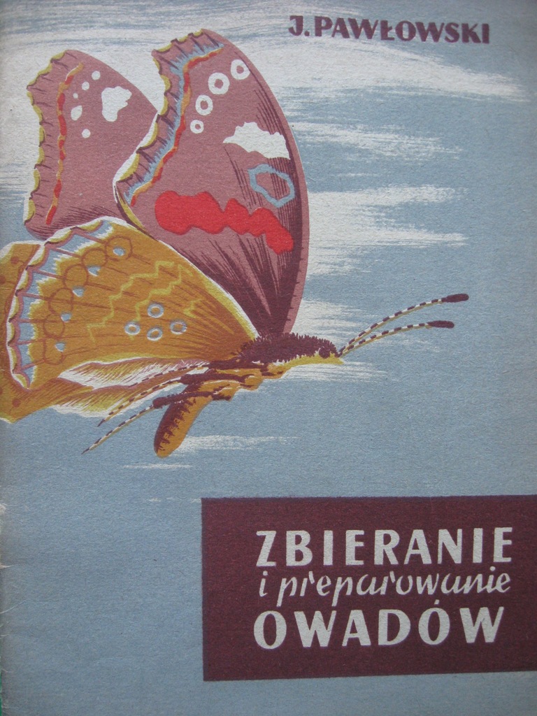 OWADY Zbieranie i preparowanie owadów PAWŁOWSKi
