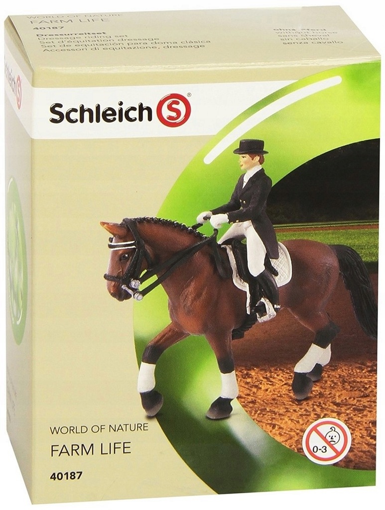 SCHLEICH 40187 Jeździec z akcesoriami Dżokej
