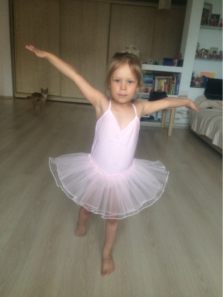 SUKIENKA BALETOWA BALET TANIEC BODY dzieci 130-140 - 6981919916