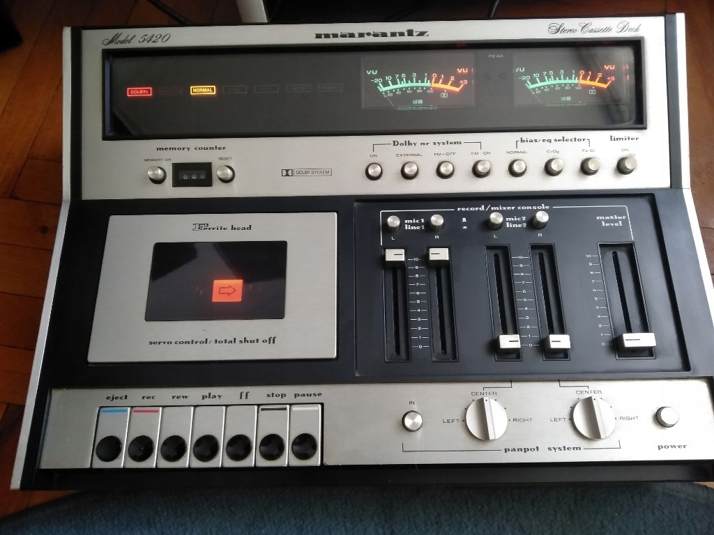 Marantz model 5420 vintage stereo cassette deck
