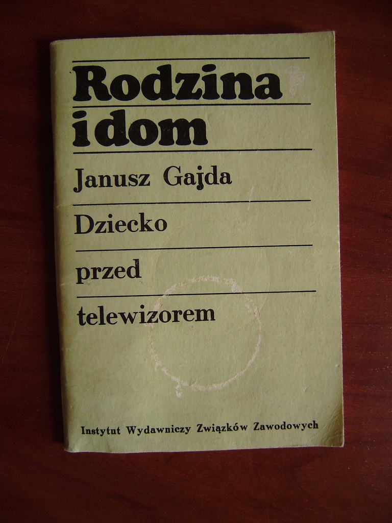 Janusz Gajda, Dziecko przed telewizorem