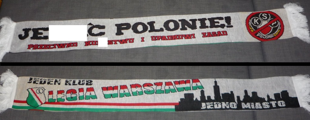 Szalik Legia Warszawa - jedno miasto, jeden klub