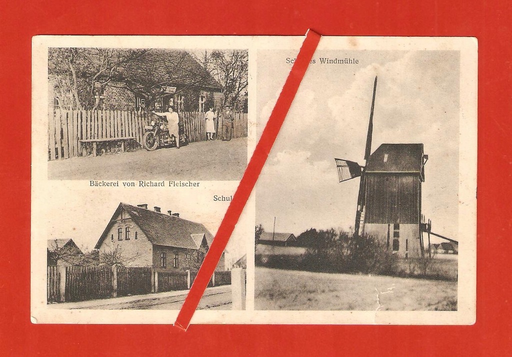 Stara Obra 1934r Młyn Szkoła Piekarnia