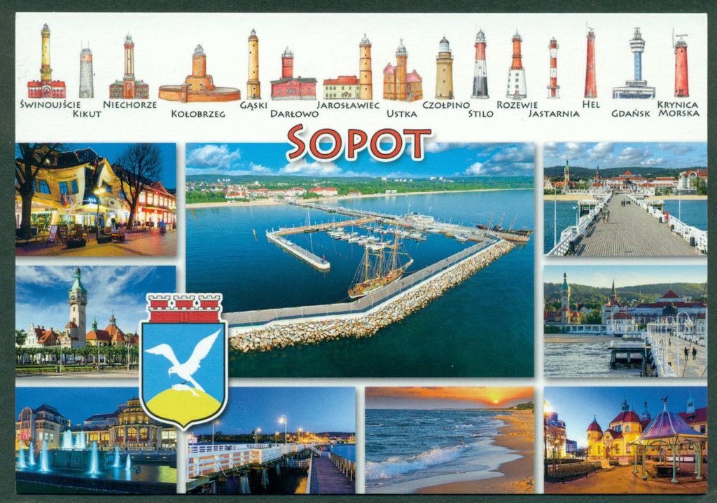 POCZTÓWKA- SOPOT-LAT. MORSKIE' wyd. Le Petit Cafe