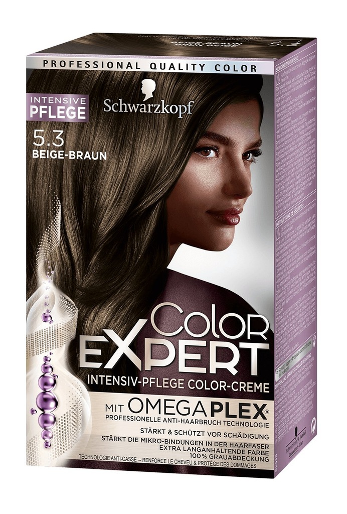 Schwarzkopf Color Expert farba 5.3 Beżowy Brąz HIT