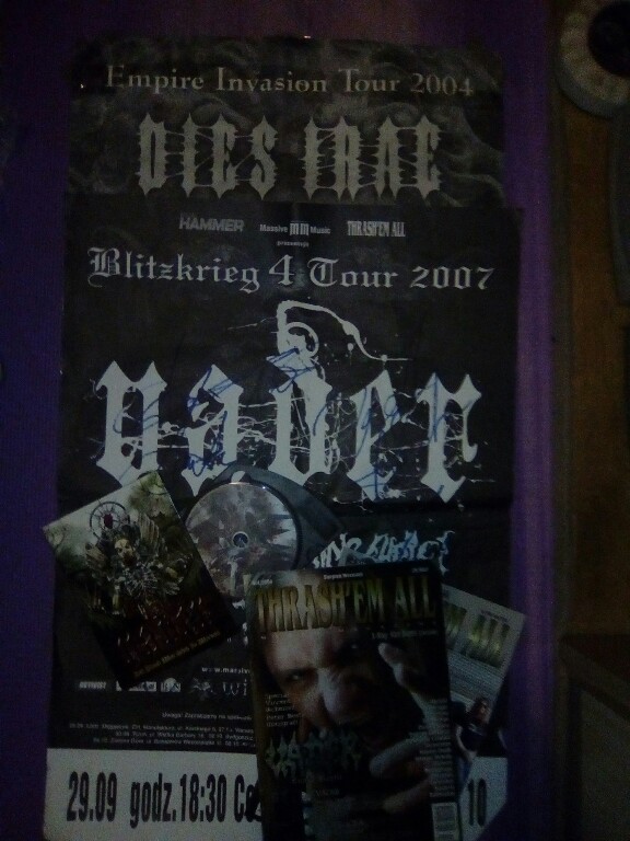 Vader DVD CD autografy plakat Trashem All
