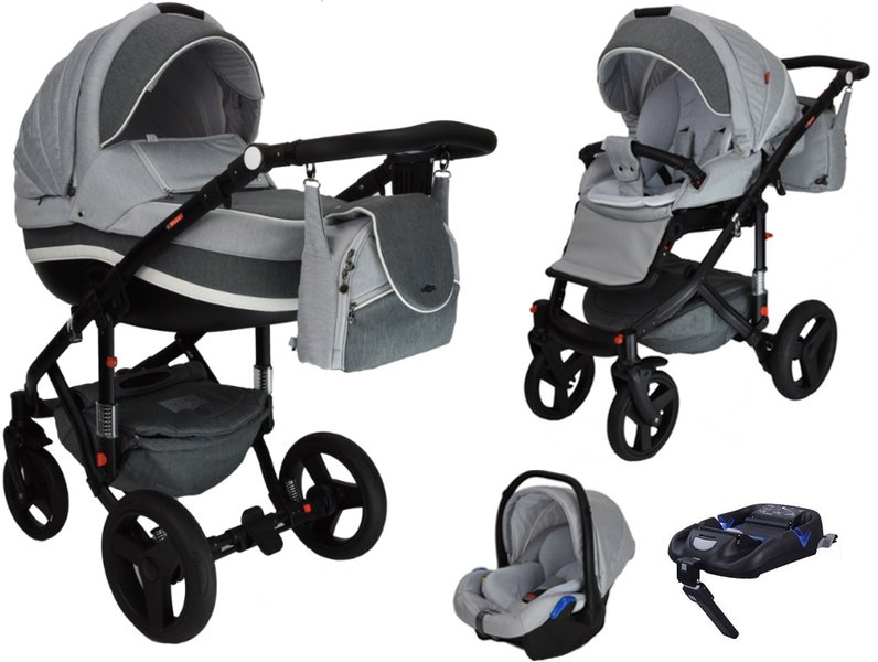 WÓZEK DZIECIĘCY ADAMEX VICCO R13 ZESTAW 4W1 ISOFIX