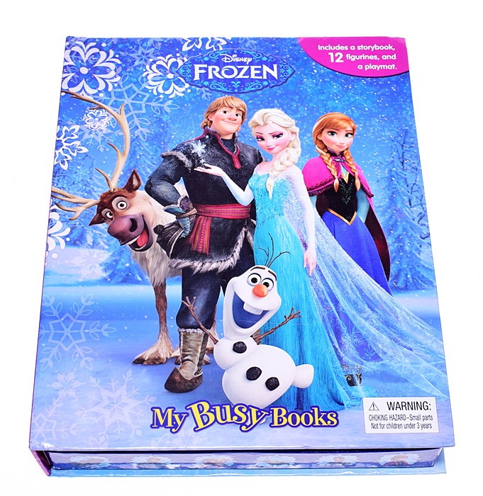 6393-11 ...DISNEY FROZEN.. m#b KSIAZKA Z FIGURKAMI