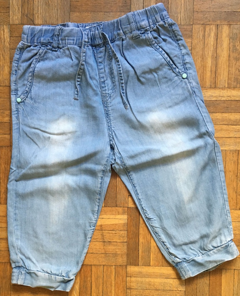 Reserved Spodnie Jeans 3/4 rozm 116
