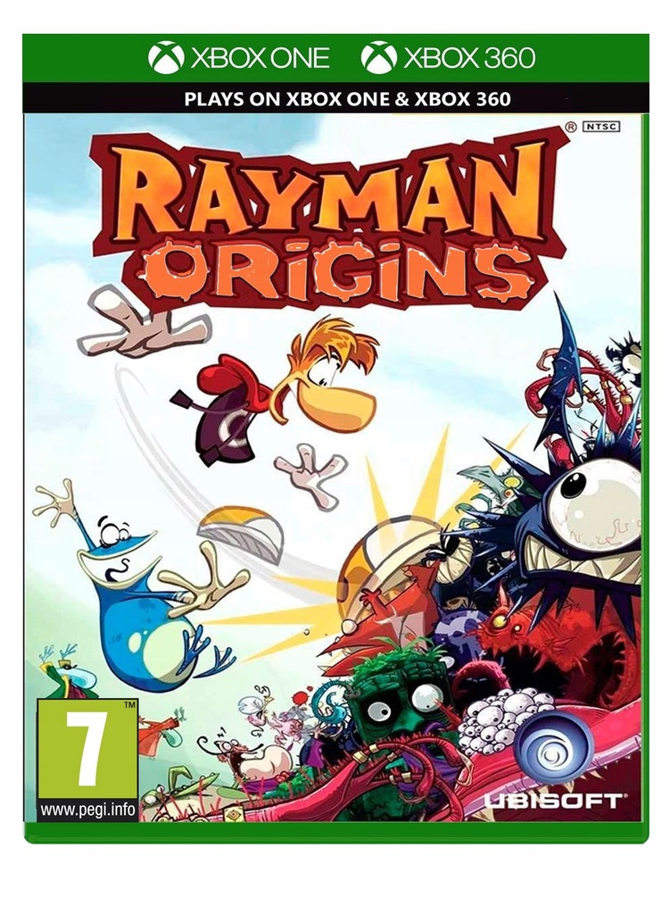 GRA RAYMAN ORIGINS XBOX 360/XBOX ONE FOLIA SUPER