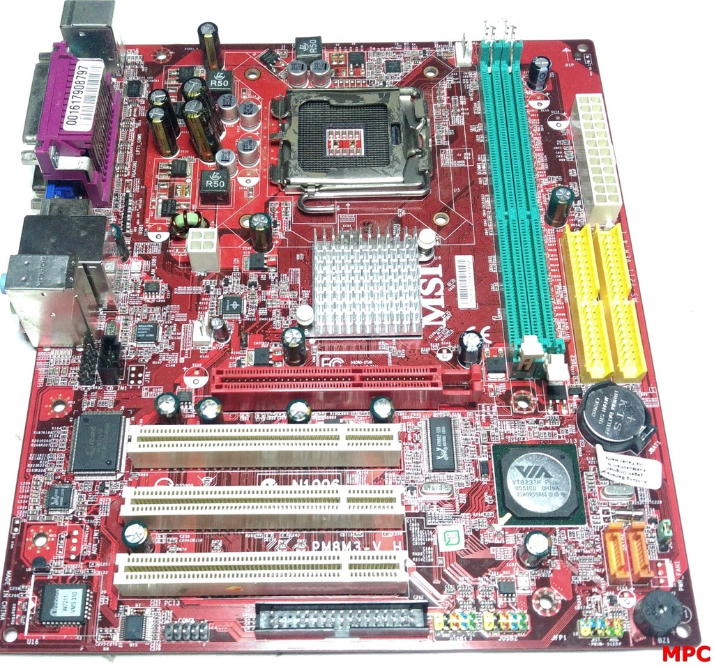 MSI MS-7211 PM8M3-V LGA775 DDR SATA AGP PCI GW