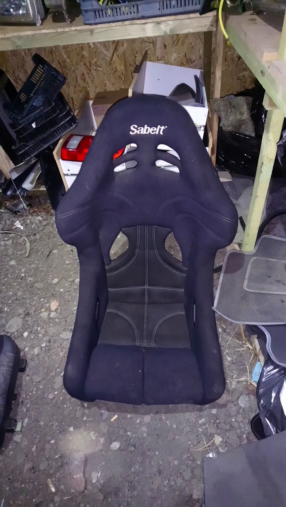 fotel kubelkowy sabelt gt200 XXL FIA carbon