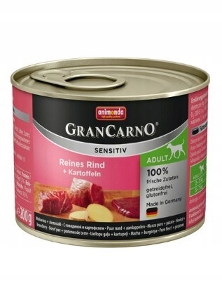 Animonda Gran Carno Sensitiv Wołowina + ziemniaki