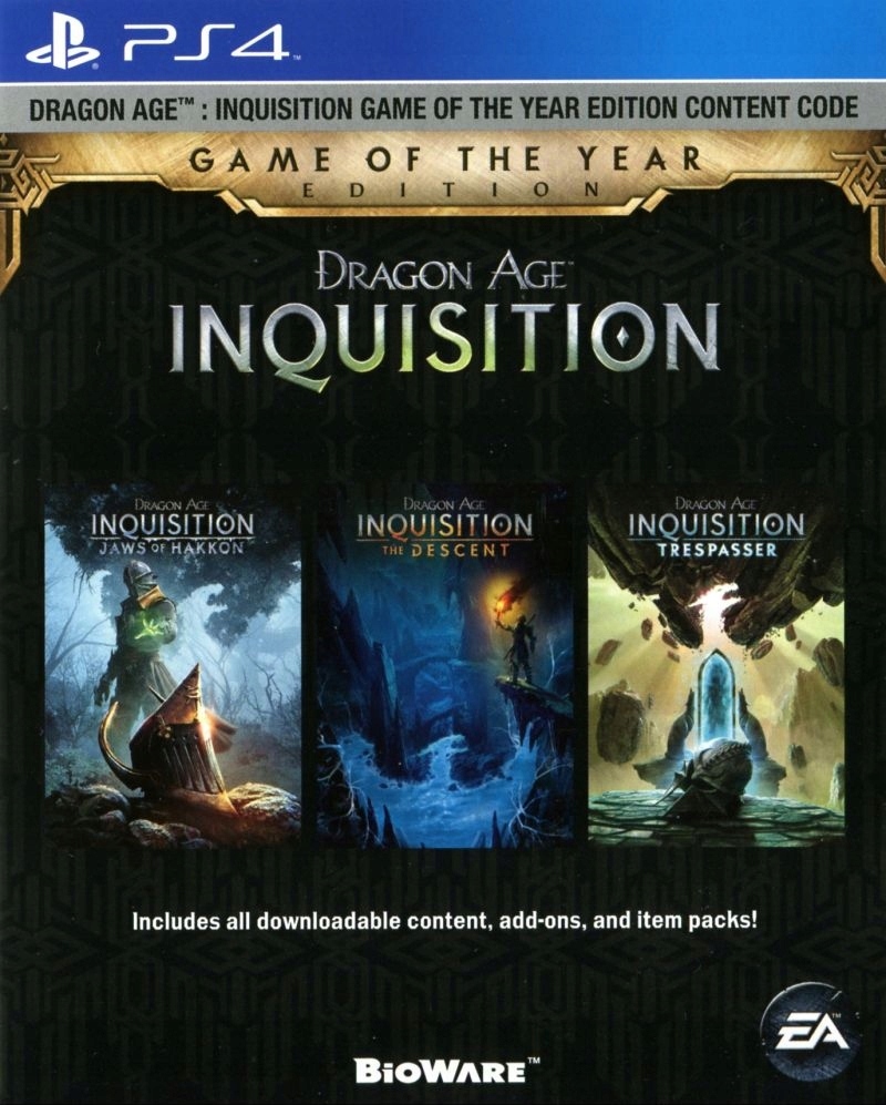Kod DLC GOTY do Dragon Age Inkwizycja PS4
