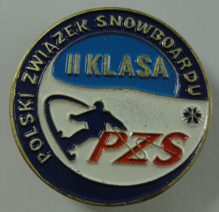 Odznaka - Polski Związek Snowboardu, II klasa