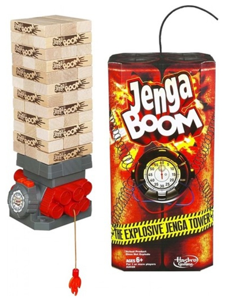 Gra zręcznościowa JENGA BOOM HASBRO A2028 zabawka