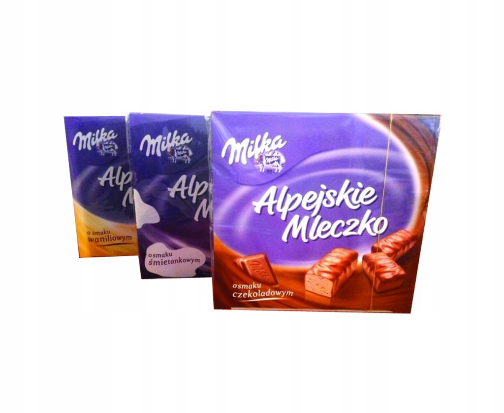 Milka Alpejskie Mleczko 3 smaki! Promocja!