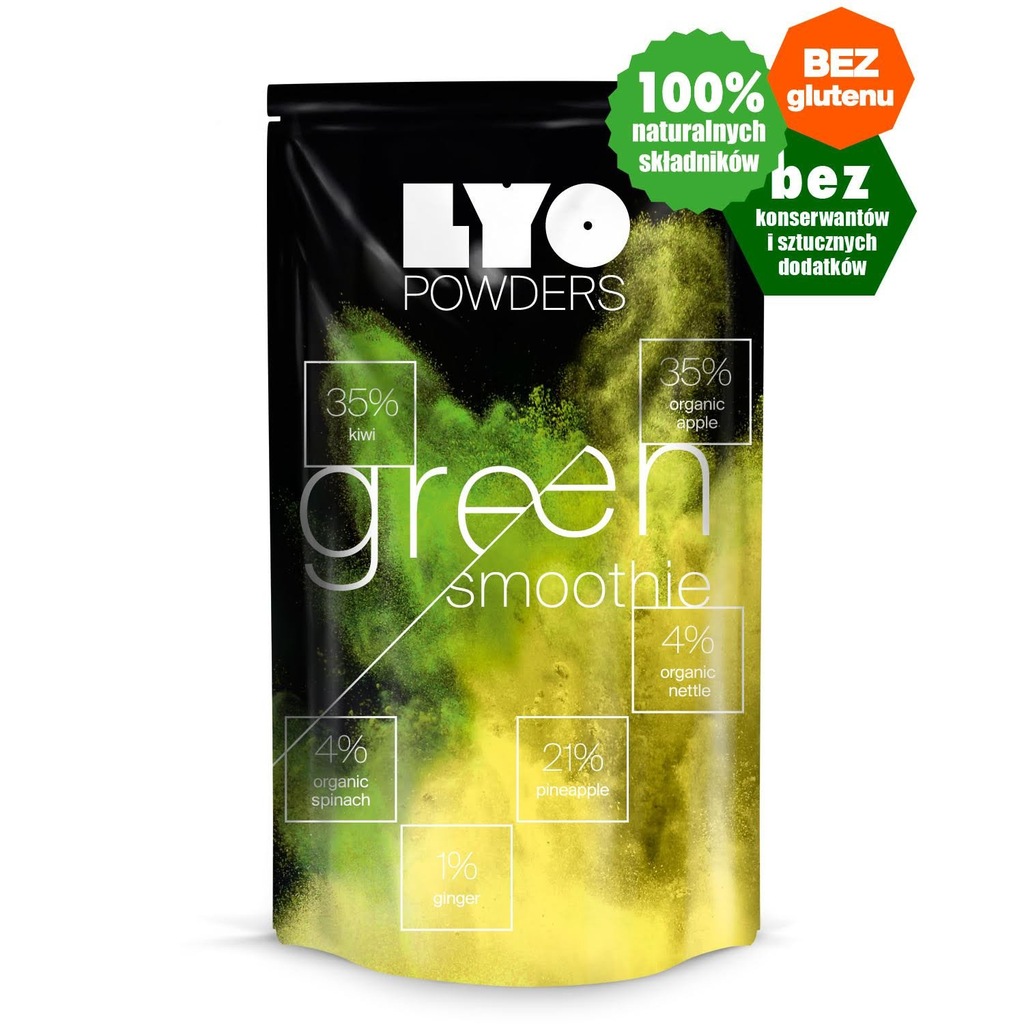 Zielony koktajl Smoothie LYO Food 150ml PROSZEK