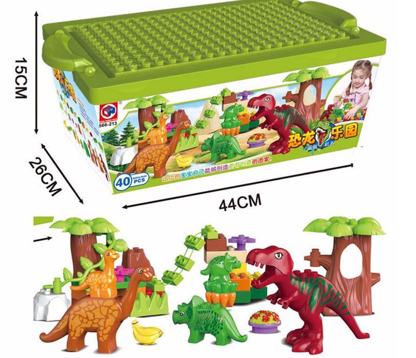 DINOZAURY JURASSIC PARK WORLD DUPLO DUŻY ZESTAW 40