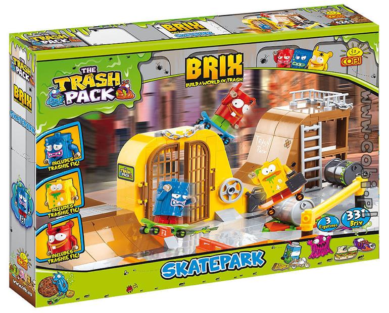 COBI 6243 Trash Pack Śmieciaki Skatepark NOWY